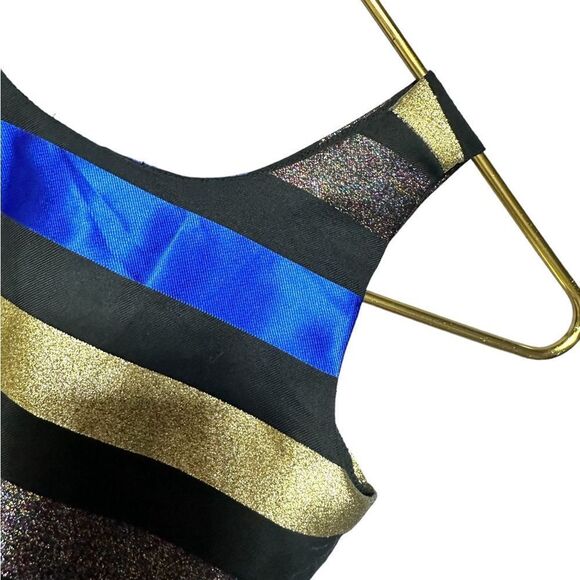 Gymboree Striped Sparkle Holiday Dress Size 5 - Picture 5 of 13